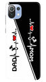 Love Mom Dad Mobile Back Case for Mi 11 Lite 5G (Design - 385)