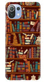 Book Shelf Mobile Back Case for Mi 11 Lite 5G (Design - 390)