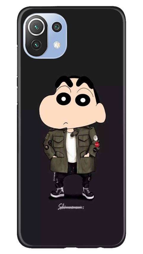 Shin Chan Mobile Back Case for Mi 11 Lite 5G (Design - 391)