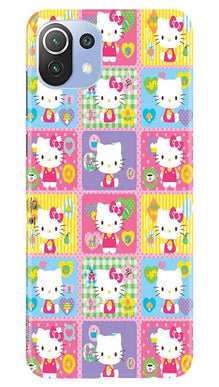 Kitty Mobile Back Case for Mi 11 Lite 5G (Design - 400)