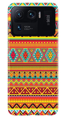 Zigzag line pattern Mobile Back Case for Mi 11 Ultra (Design - 4)