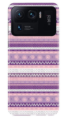 Zigzag line pattern3 Mobile Back Case for Mi 11 Ultra (Design - 11)