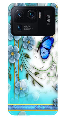 Blue Butterfly Mobile Back Case for Mi 11 Ultra (Design - 21)