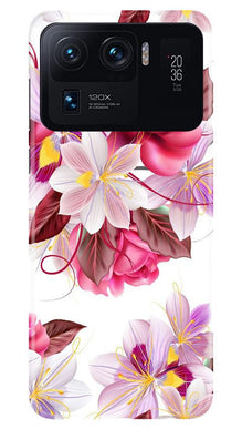 Beautiful flowers Mobile Back Case for Mi 11 Ultra (Design - 23)