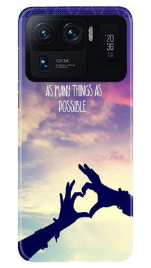 Fall in love Mobile Back Case for Mi 11 Ultra (Design - 50)