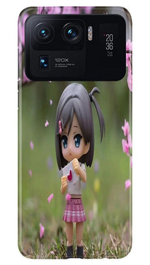 Cute Girl Mobile Back Case for Mi 11 Ultra (Design - 92)