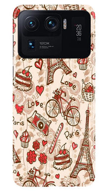 Love Paris Mobile Back Case for Mi 11 Ultra  (Design - 103)
