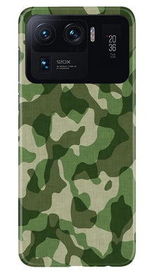 Army Camouflage Mobile Back Case for Mi 11 Ultra  (Design - 106)