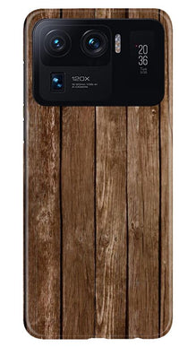 Wooden Look Mobile Back Case for Mi 11 Ultra  (Design - 112)