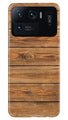 Wooden Look Case for Mi 11 Ultra  (Design - 113)
