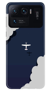 Clouds Plane Mobile Back Case for Mi 11 Ultra (Design - 196)