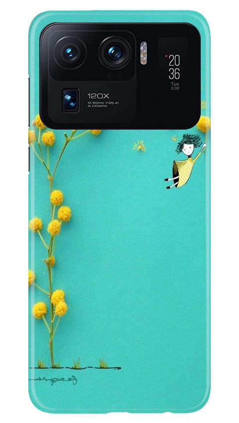 Flowers Girl Case for Mi 11 Ultra (Design No. 216)
