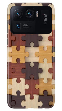 Puzzle Pattern Mobile Back Case for Mi 11 Ultra (Design - 217)