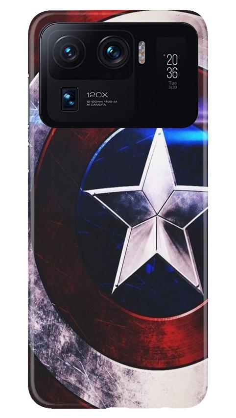 Captain America Shield Case for Mi 11 Ultra (Design No. 250)