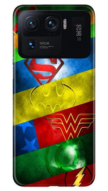 Superheros Logo Mobile Back Case for Mi 11 Ultra (Design - 251)
