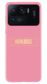 Girl Boss Pink Case for Mi 11 Ultra (Design No. 263)