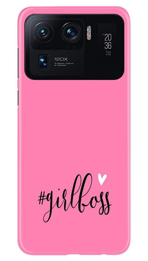 Girl Boss Pink Case for Mi 11 Ultra (Design No. 269)