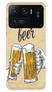 Drink Beer Mobile Back Case for Mi 11 Ultra (Design - 328)