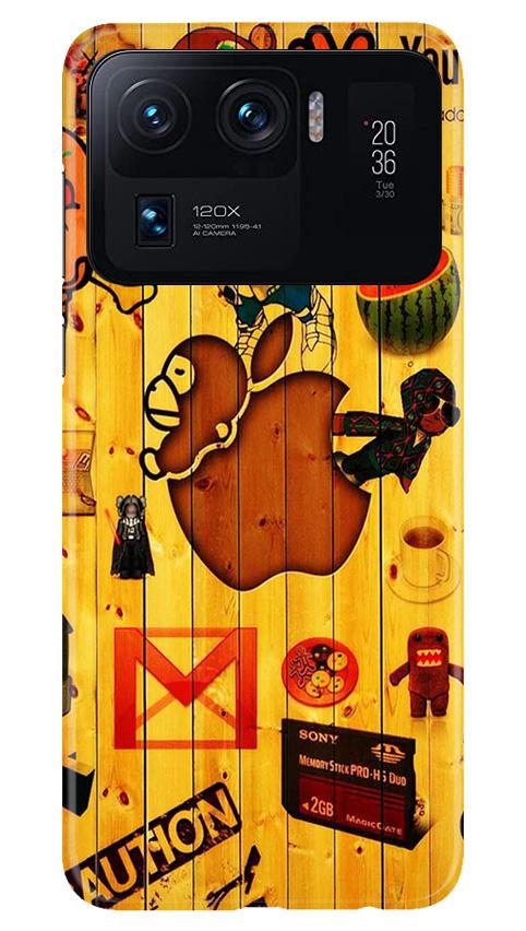 Wooden Texture Mobile Back Case for Mi 11 Ultra (Design - 367)
