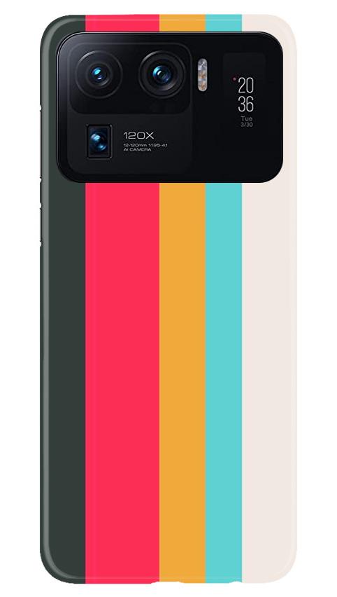 Color Pattern Mobile Back Case for Mi 11 Ultra (Design - 369)