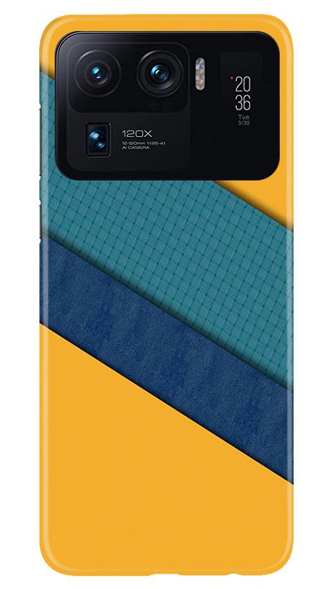 Diagonal Pattern Mobile Back Case for Mi 11 Ultra (Design - 370)