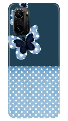 White dots Butterfly Mobile Back Case for Mi 11X 5G (Design - 31)