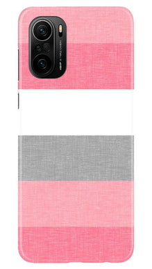 Pink white pattern Mobile Back Case for Mi 11X 5G (Design - 55)