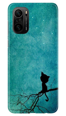 Moon cat Mobile Back Case for Mi 11X 5G (Design - 70)