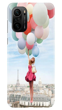 Girl with Baloon Mobile Back Case for Mi 11X 5G (Design - 84)