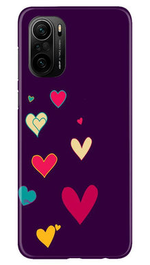 Purple Background Mobile Back Case for Mi 11X 5G  (Design - 107)