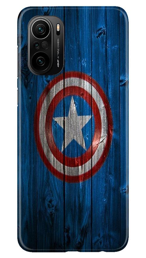 Captain America Superhero Case for Mi 11X 5G  (Design - 118)