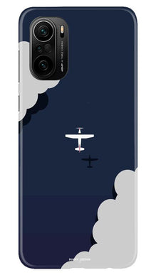 Clouds Plane Mobile Back Case for Mi 11X 5G (Design - 196)