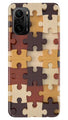 Puzzle Pattern Case for Mi 11X 5G (Design No. 217)