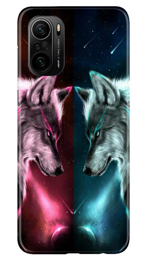 Wolf fight Case for Mi 11X 5G (Design No. 221)