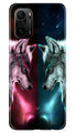 Wolf fight Case for Mi 11X 5G (Design No. 221)