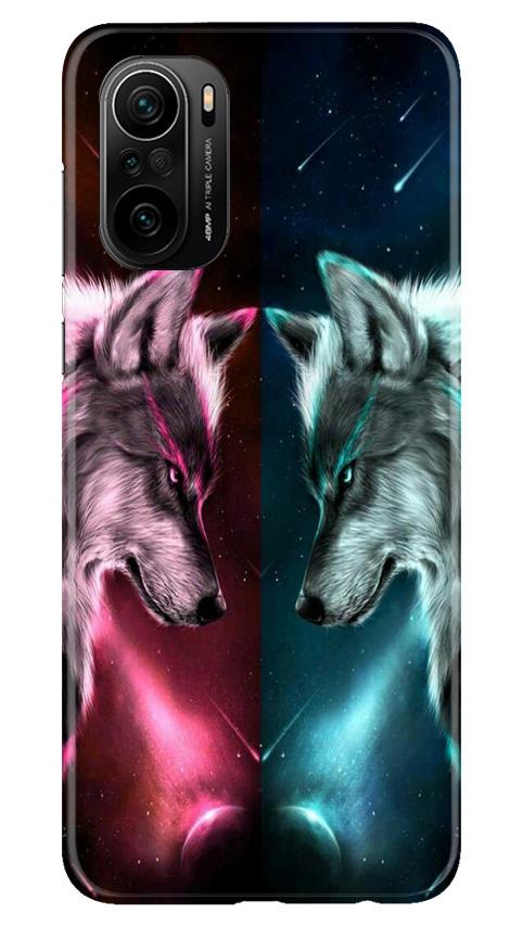 Wolf fight Case for Mi 11X 5G (Design No. 221)