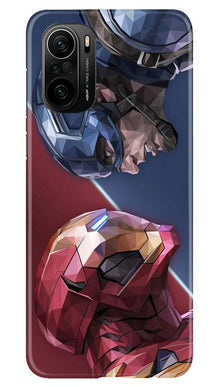 Ironman Captain America Mobile Back Case for Mi 11X 5G (Design - 245)