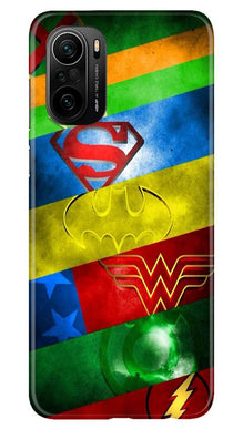 Superheros Logo Mobile Back Case for Mi 11X 5G (Design - 251)