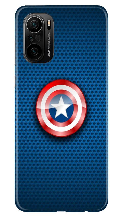 Captain America Shield Case for Mi 11X 5G (Design No. 253)