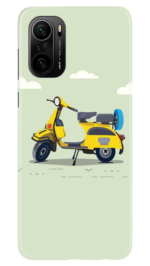 Vintage Scooter Case for Mi 11X 5G (Design No. 260)