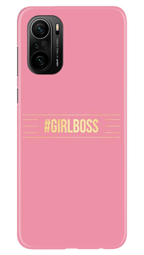 Girl Boss Pink Case for Mi 11X 5G (Design No. 263)