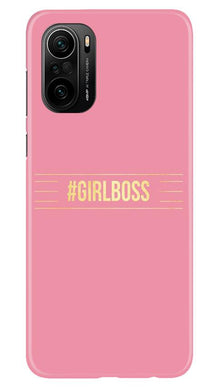 Girl Boss Pink Mobile Back Case for Mi 11X 5G (Design - 263)