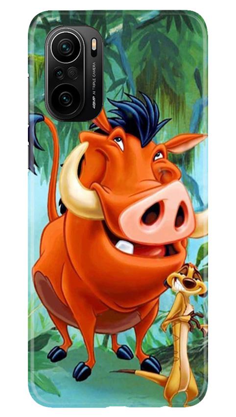 Timon and Pumbaa Mobile Back Case for Mi 11X 5G (Design - 305)