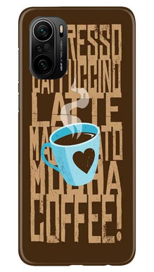 Love Coffee Mobile Back Case for Mi 11X 5G (Design - 351)