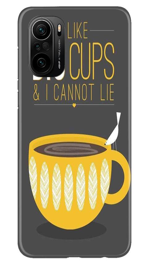 Big Cups Coffee Mobile Back Case for Mi 11X 5G (Design - 352)