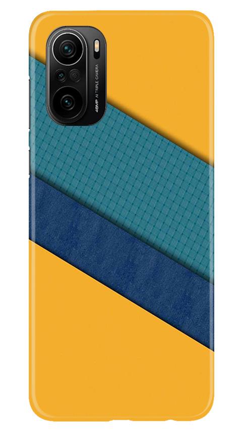 Diagonal Pattern Mobile Back Case for Mi 11X 5G (Design - 370)