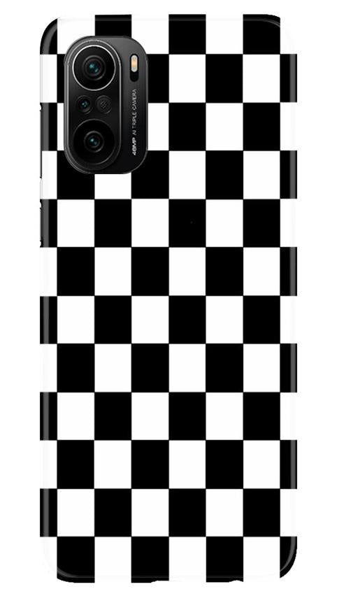 Black White Boxes Mobile Back Case for Mi 11X 5G (Design - 372)