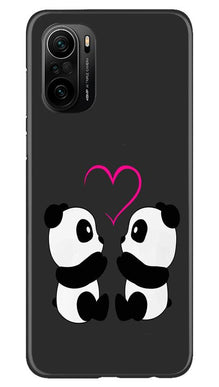 Panda Love Mobile Back Case for Mi 11X 5G (Design - 398)