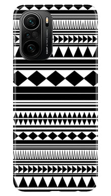 Black white Pattern Mobile Back Case for Mi 11X Pro 5G (Design - 5)