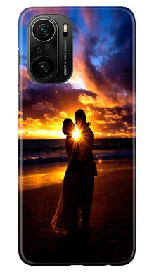 Couple Sea shore Mobile Back Case for Mi 11X Pro 5G (Design - 13)